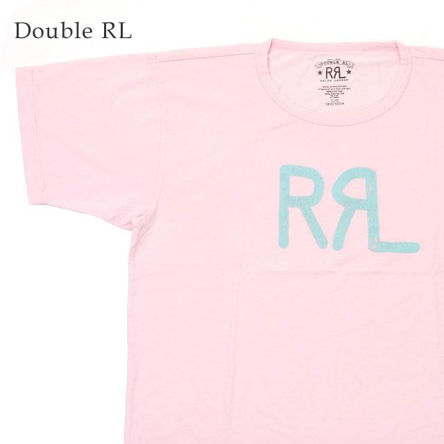 新品 ダブルアールエル Double RL LOGO JERSEY TEE ロゴ Tシャツ PINK  