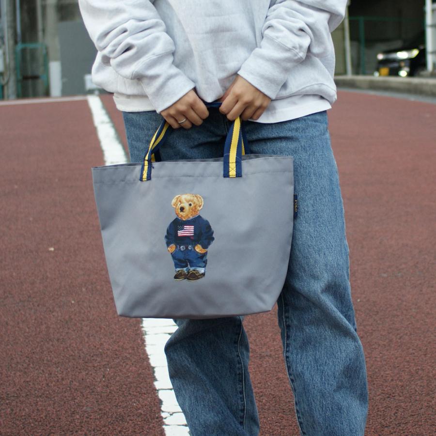 新品 ポロ ラルフローレン POLO RALPH LAUREN Shopping Tote トートバッグ GREY グレー 277002983012 グッズ｜cliffedge｜09