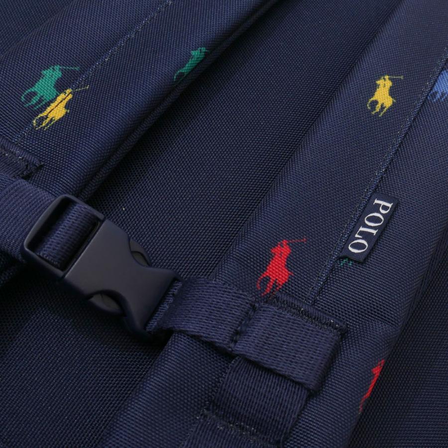 新品 ポロ ラルフローレン POLO RALPH LAUREN Pony Backpack ビッグポニー バックパック リュック NAVY MULTI ネイビー マルチ キッズ 276000404017 グッズ｜cliffedge｜05