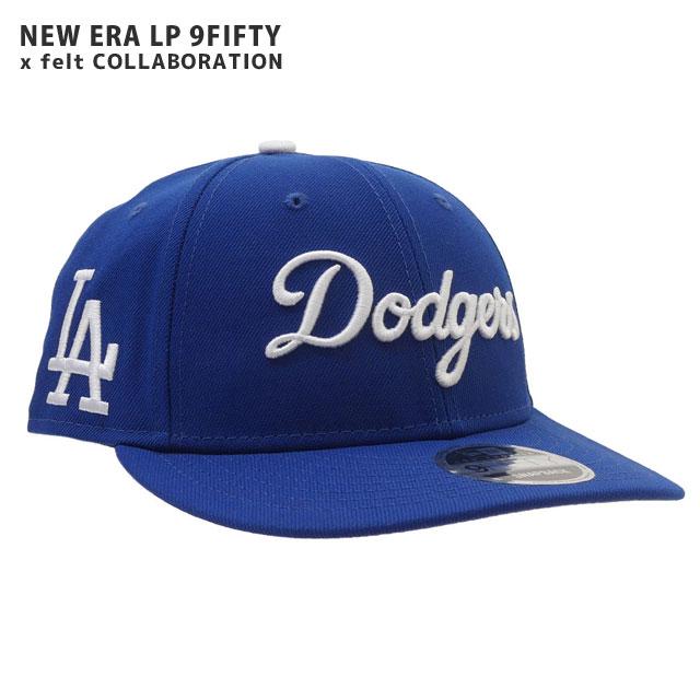 NEW ERA 新品 ニューエラ x フェルト FELT Los Angeles Dodgers