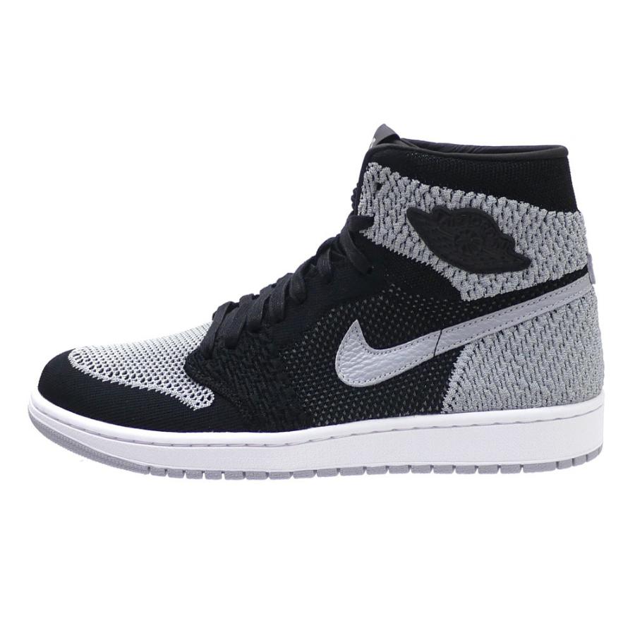 ナイキ NIKE AIR JORDAN 1 RETRO HIGH FLYKNIT エアジョーダン BLACK/WOLF GREY-WHITE 919704-003 191012989291 フットウェア｜cliffedge｜02