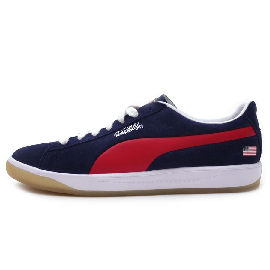 プーマ PUMA SUEDE スエードIGNITE RON ENGLISH PEACOAT/RIBBON RED 