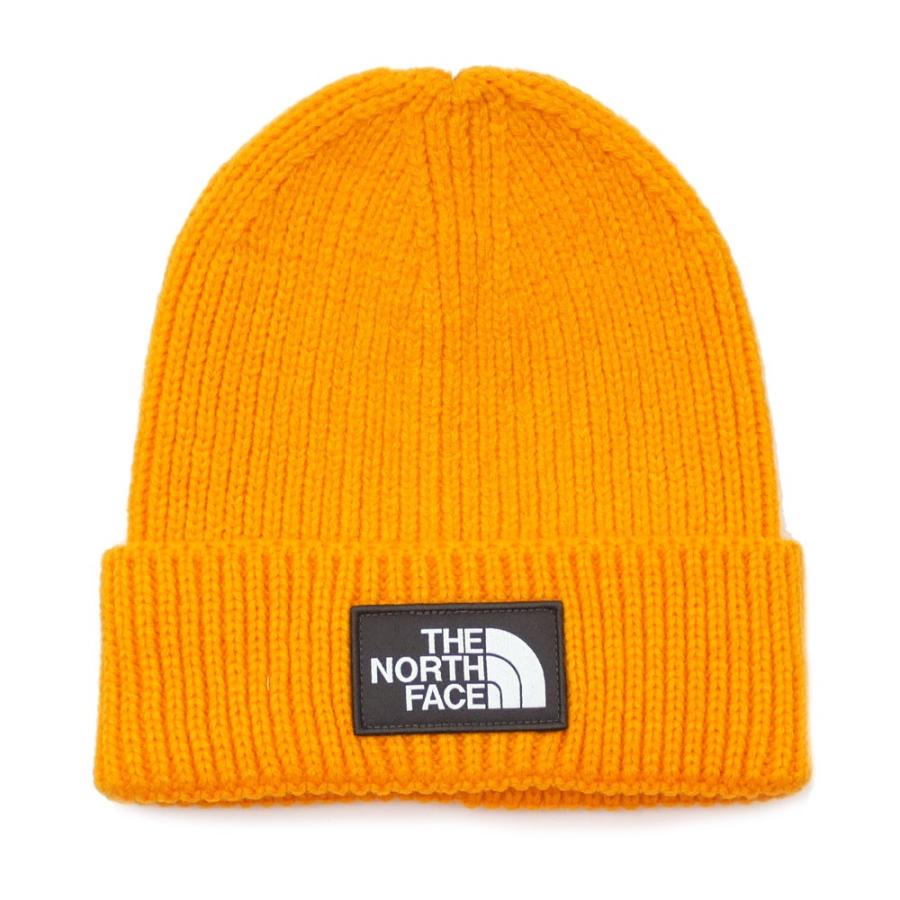north face logo beanie