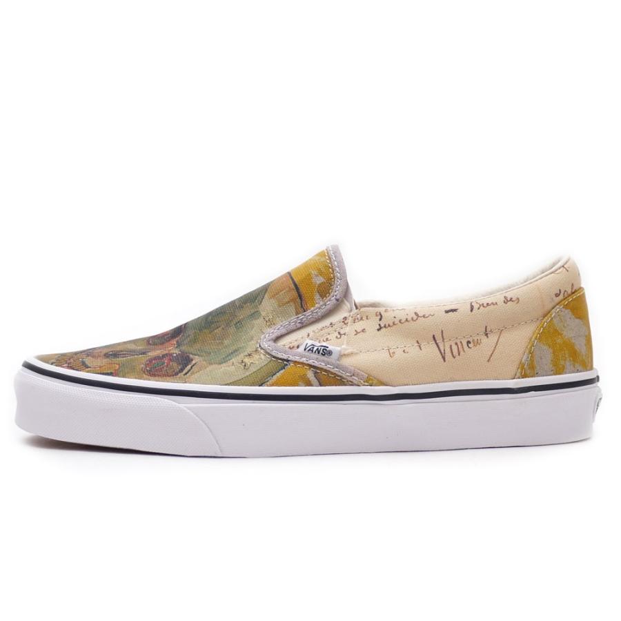 vans van gogh skull slip on
