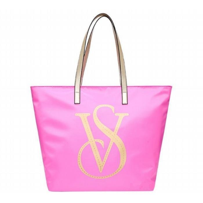送料無料 ヴィクトリアシークレット Victoria S Secret トートバッグ ハンドバッグ 大きめ ロゴプリント ブラック ピンク ホワイト Eq3012 Emily 通販 Yahoo ショッピング