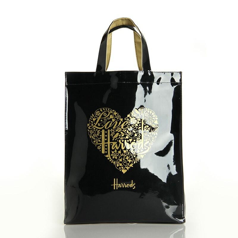 【正規品・新品】ハロッズ Harrods トートバッグ 黒 ブラック Harrods HARRODS ハロッズ 正規品 トートバッグ バック Sサイズ