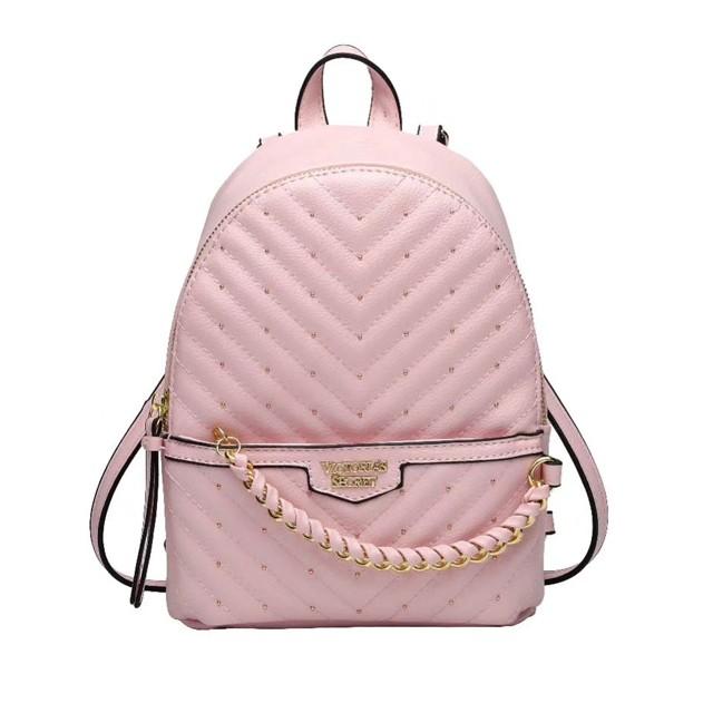 【送料無料】ヴィクトリアシークレット VICTORIA'S SECRET Studded V-Quilt Small City Backpack スタッズ Ｖキルト スモールバックパック｜climb-f｜02