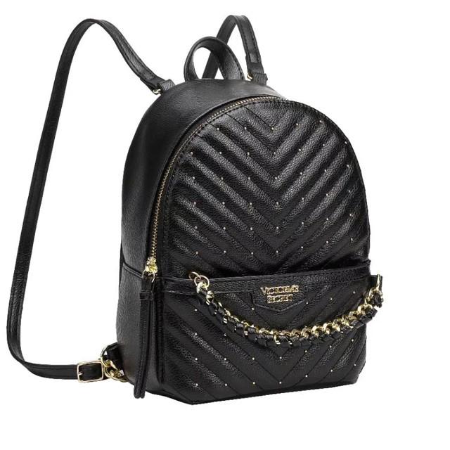 【送料無料】ヴィクトリアシークレット VICTORIA'S SECRET Studded V-Quilt Small City Backpack スタッズ Ｖキルト スモールバックパック｜climb-f｜09