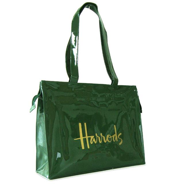 【送料無料】HARRODS ハロッズ 正規品 トートバッグ バック Lサイズ 大判 ショッピングバッグ｜climb-f｜05