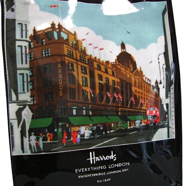 Harrods（ハロッズ） トートバッグ バック Mサイズ ショッピング
