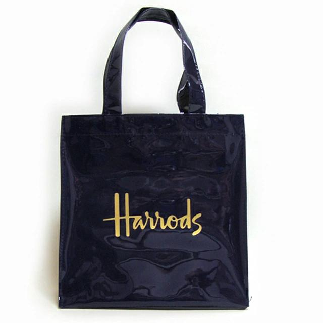 Harrods（ハロッズ） トートバッグ バック Sサイズ ネイビー : emily