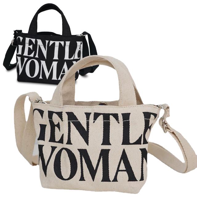 GENTLEWOMAN ロゴ ダブルレイヤー トートバッグ ミニマル 日本未入荷】GENTLE WOMAN (ジェントルウーマン) マイクロ