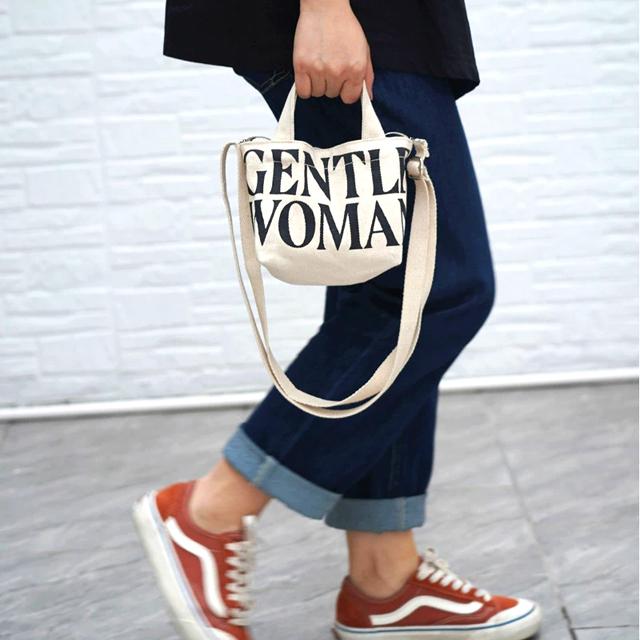 【日本未入荷】GENTLE WOMAN (ジェントルウーマン) マイクロキャンバストートバッグ｜climb-f｜09