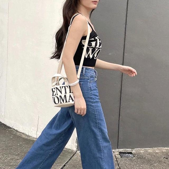 【Gentlewoman】GW Logo Strap マイクロトートバッグ ネイビー 日本未入荷】GENTLE WOMAN (ジェントルウーマン) マイクロ