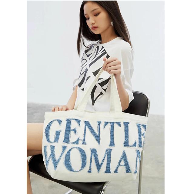 【日本未入荷】GENTLE WOMAN (ジェントルウーマン)デニムトートバッグ 3color｜climb-f｜02