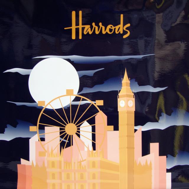 Harrods（ハロッズ） トートバッグ バック Lサイズ 大判 ショッピング
