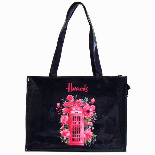 Harrods（ハロッズ） トートバッグ バック Lサイズ 大判 ショッピング