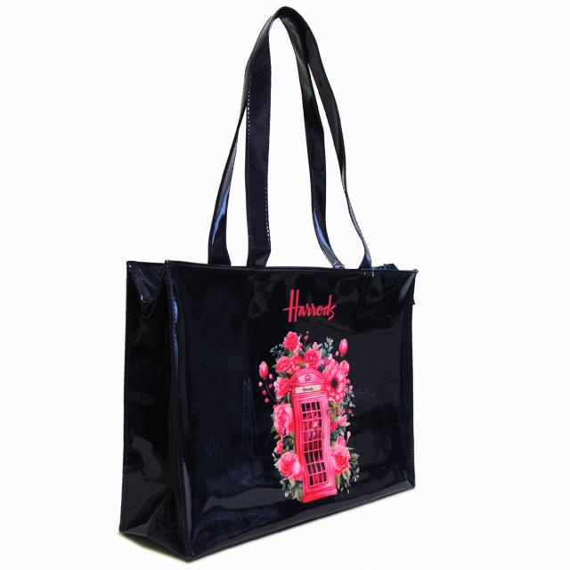 Harrods（ハロッズ） トートバッグ バック Lサイズ 大判 ショッピング