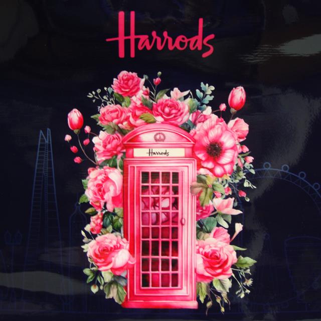 Harrods（ハロッズ） トートバッグ バック Lサイズ 大判 ショッピング
