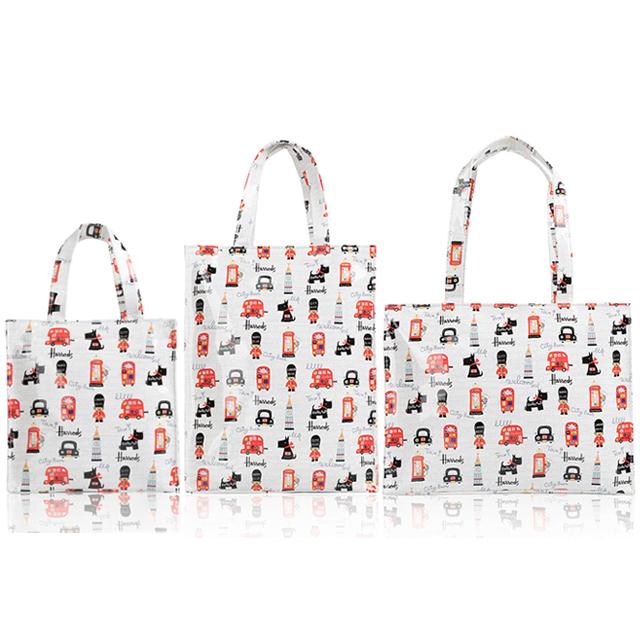 Harrods HARRODS ハロッズ トートバッグ バック Lサイズ 大判