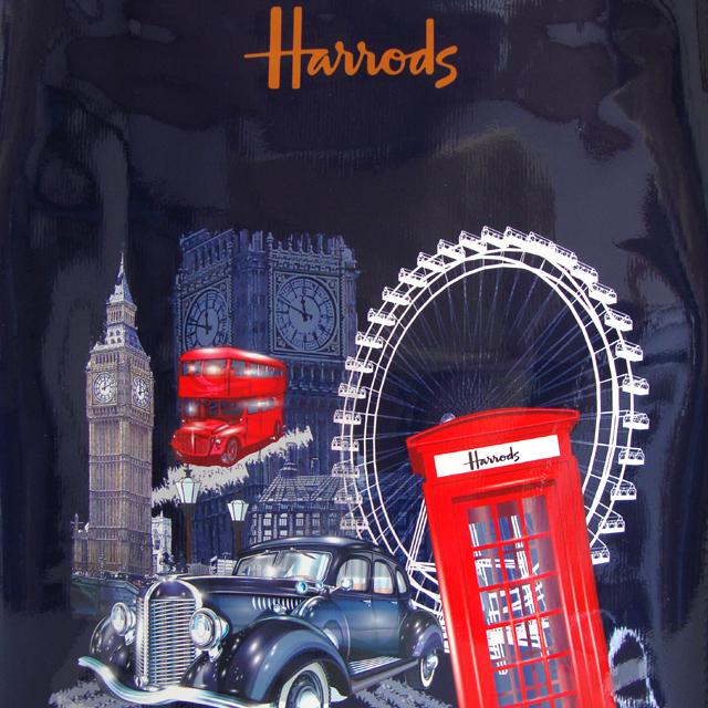 Harrods（ハロッズ） トートバッグ バック Lサイズ 大判 ショッピング