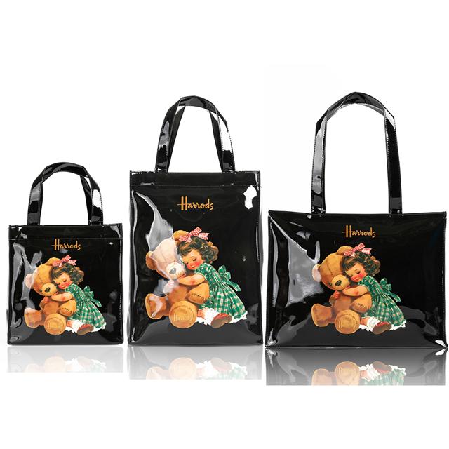 Harrods（ハロッズ） トートバッグ バック Lサイズ 大判 ショッピング 