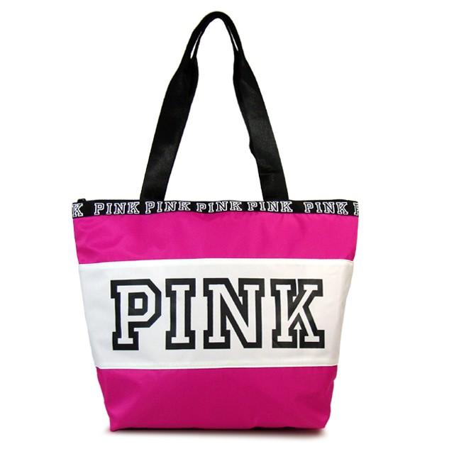 送料無料 Victoria S Secret Pink ヴィクトリアシークレット ピンク ビクシー トートバッグ 大容量 ピンク R Qc5644 Emily 通販 Yahoo ショッピング