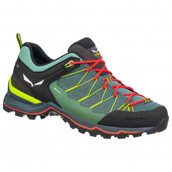 サレワ Mountain Trainer Lite GTX ウーマン(Feld Green / Fluo Coral) | SALEWA Women's Mountain Trainer Lite GTX｜climbs