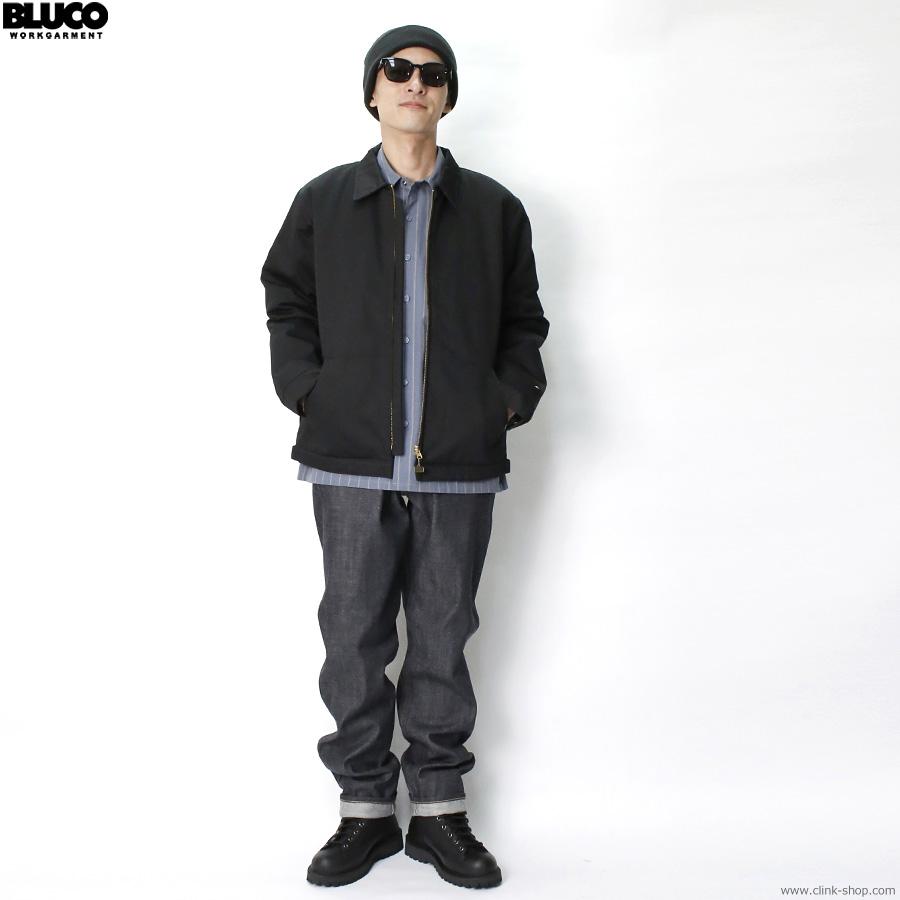 【10月限定出品】 ブルコ 0312 WORK JACKET /BLK BLUCO ブルコ WORK JACKET (BLACK) [0312] ワークジャケット T/C