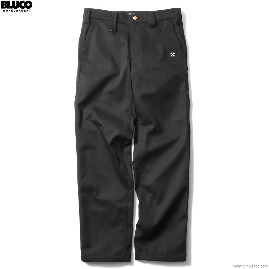 ブルコ BLUCO WARM WORK PANTS (BLACK) [1034] メンズ ボトムス ワークパンツ チノ ストレッチT/C