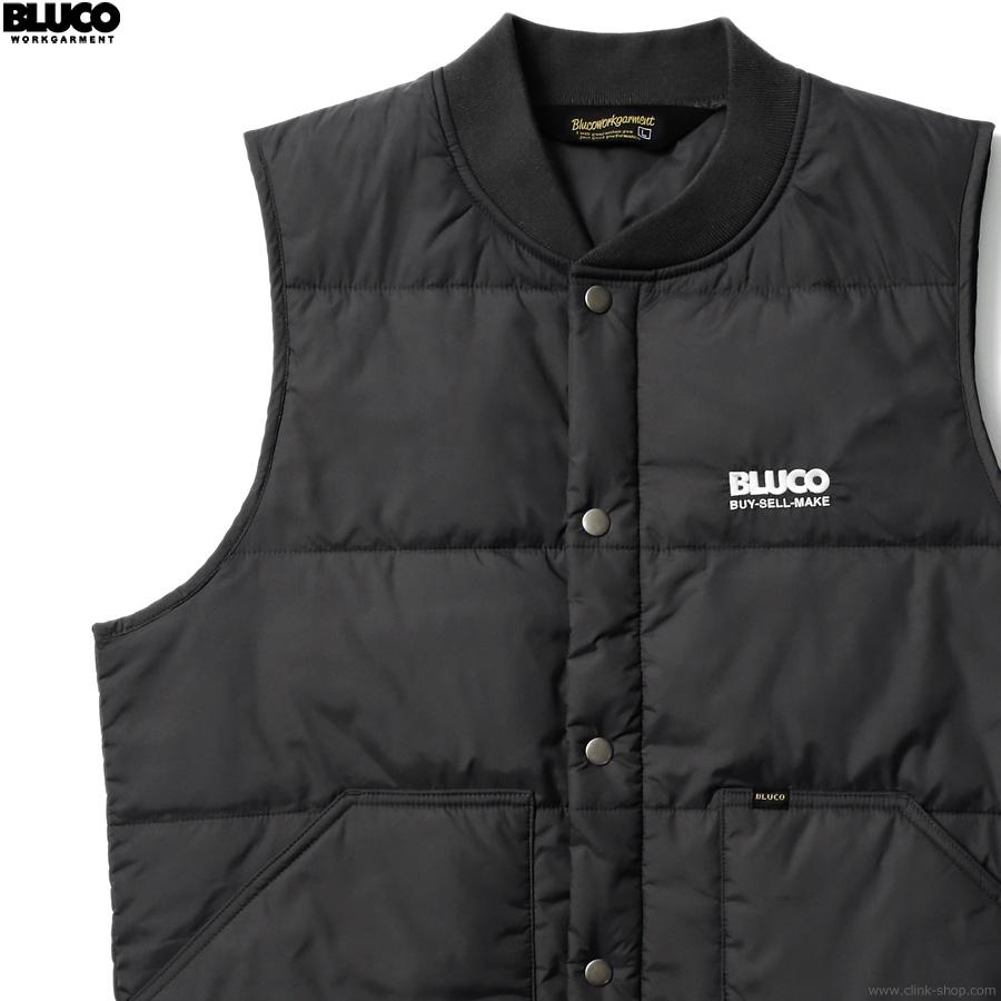 BLUCO 黒 キルティング ベスト Lサイズ