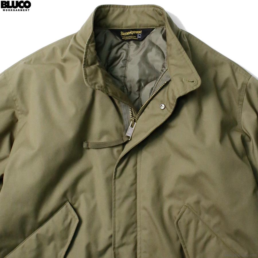 BLUCO（ブルコ） BLUCO MOD'S COAT (OLIVE) [1375] モッズコート 高