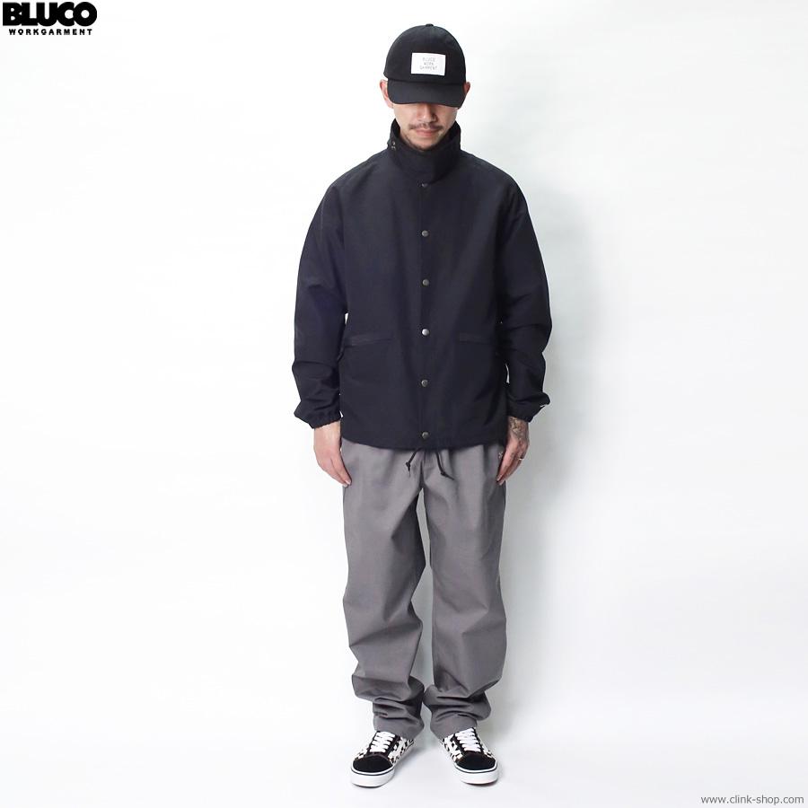 BLUCO（ブルコ） BLUCO 60/40 CHIN STRAP COACH JACKET (BLACK) [141