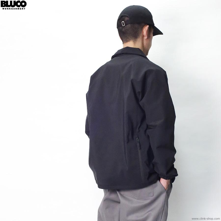 ブルコ60/40 CHIN STRAP COACH JACKET(BLK)XL