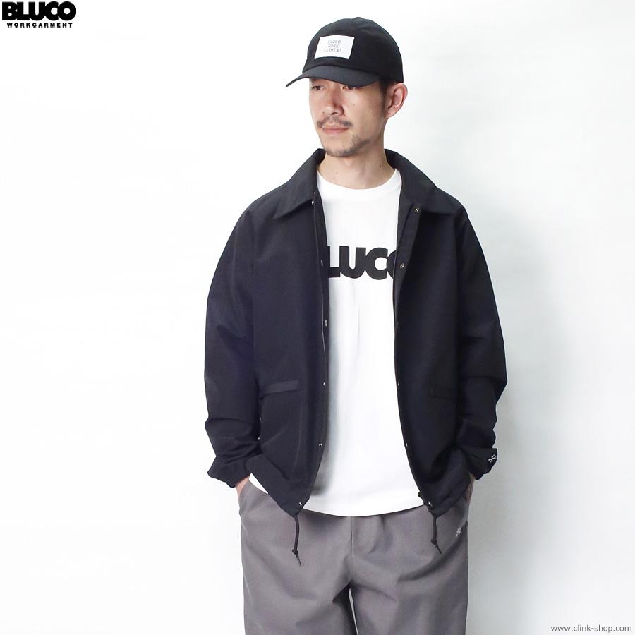 BLUCO ブルコ 60/40 CHIN STRAP COACH JACKET (BLACK) [141-31-041  