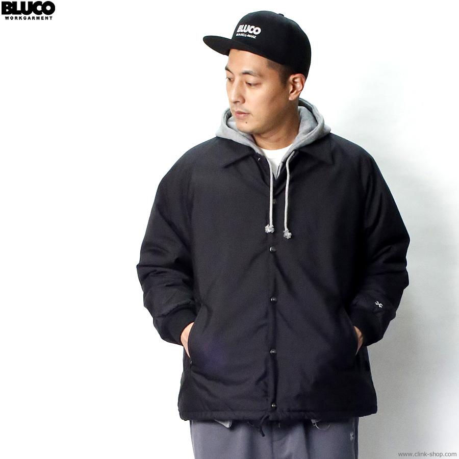 BLUCO（ブルコ） BLUCO T/C COACH JACKET -QUILTING LINING- (BLACK