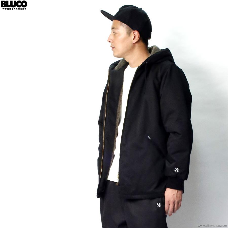 BLUCO ブルコ WINTER HOODED WORK COAT (BLACK) [147-31-052 BLUCO ブルコ WINTER HOODED WORK COAT (BLACK) [147-31-052