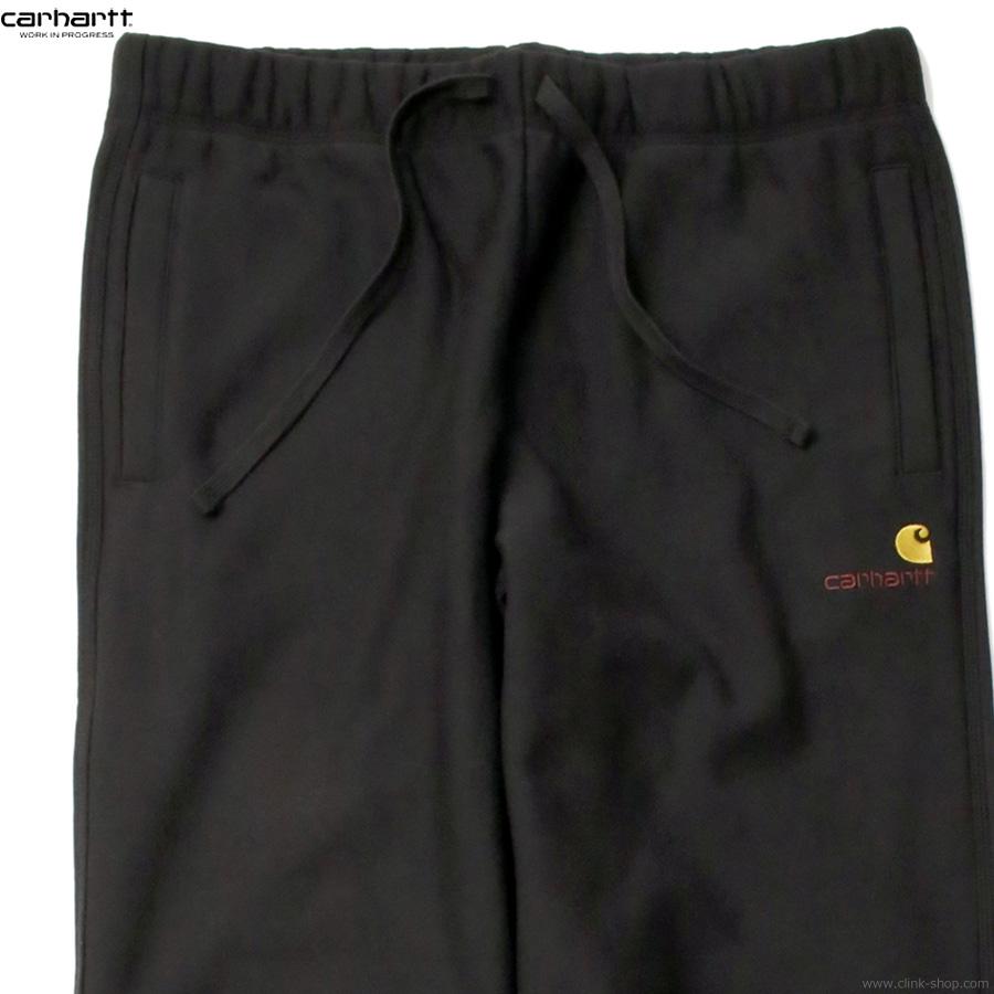 CARHARTT WIP カーハート  CARHARTT WIP AMERICAN SCRIPT JOGGING PANT (BLACK) スウェット | Carhartt WIP