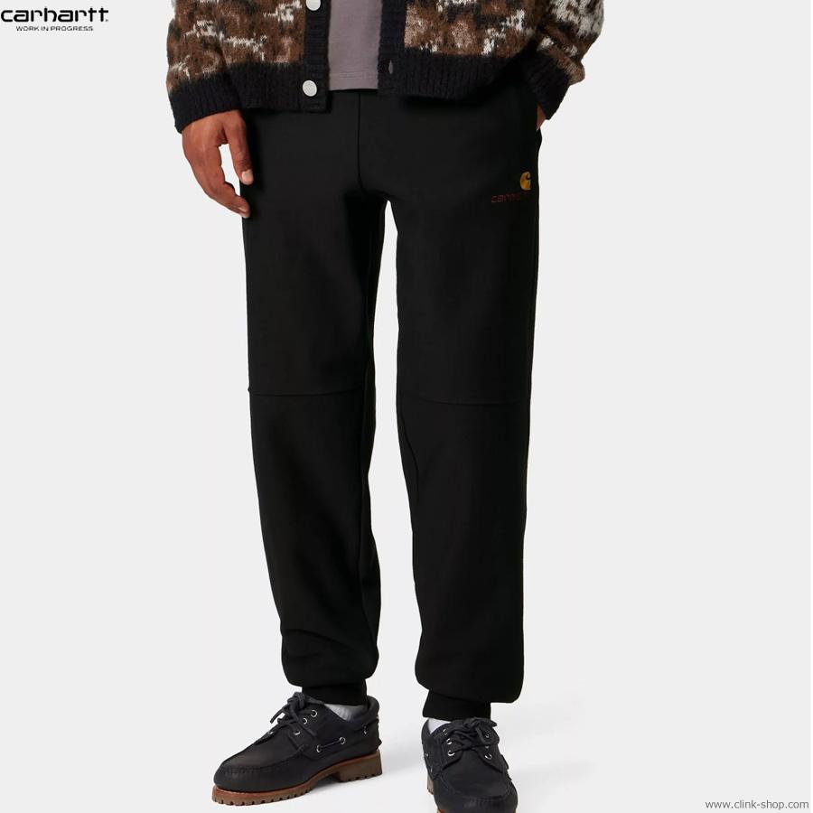 CARHARTT WIP カーハート  CARHARTT WIP AMERICAN SCRIPT JOGGING PANT (BLACK) スウェット | Carhartt WIP | 03