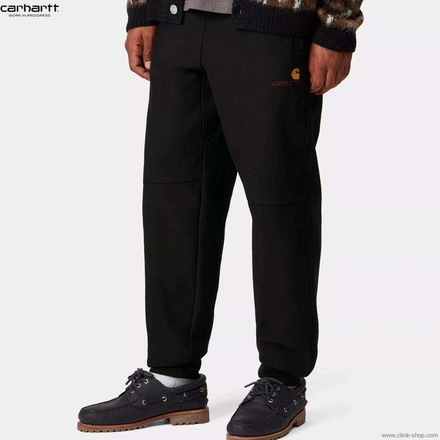 CARHARTT WIP カーハート  CARHARTT WIP AMERICAN SCRIPT JOGGING PANT (BLACK) スウェット | Carhartt WIP | 05