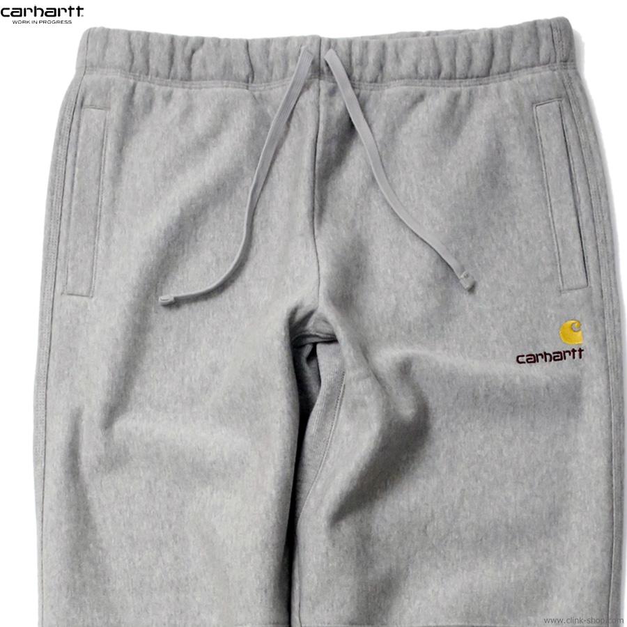 CARHARTT WIP カーハート  CARHARTT WIP AMERICAN SCRIPT JOGGING PANT (GREY HEATHER | Carhartt WIP