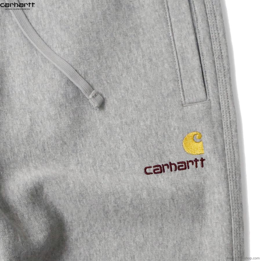 CARHARTT WIP カーハート  CARHARTT WIP AMERICAN SCRIPT JOGGING PANT (GREY HEATHER | Carhartt WIP | 02