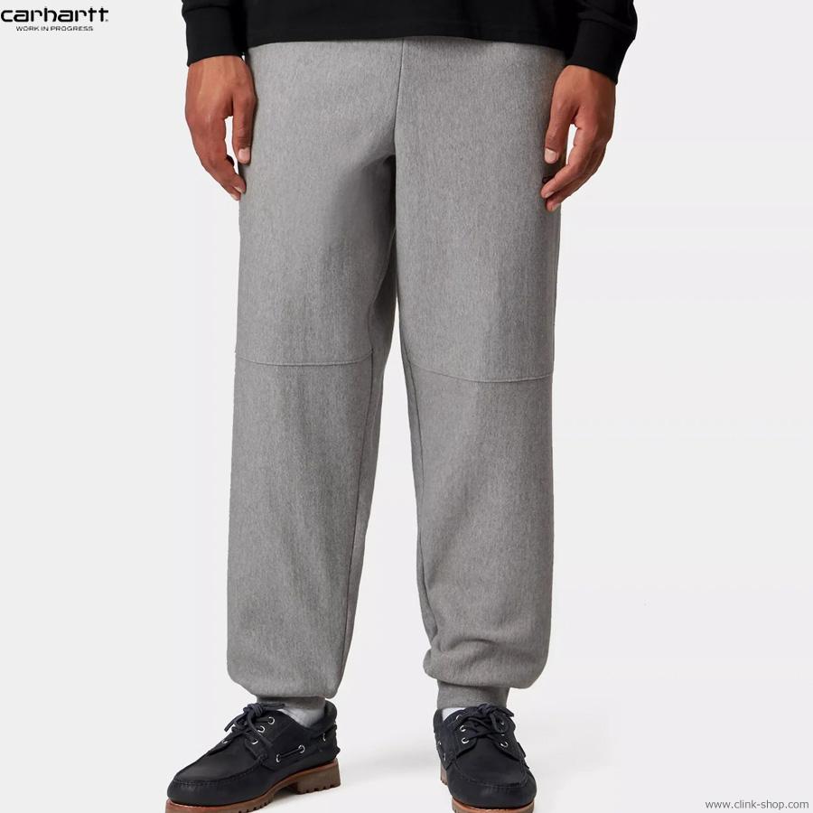 CARHARTT WIP カーハート  CARHARTT WIP AMERICAN SCRIPT JOGGING PANT (GREY HEATHER | Carhartt WIP | 03