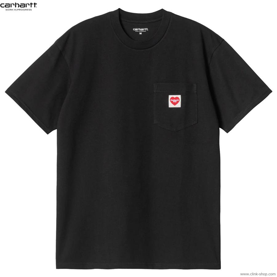 CARHARTT WIP | S/S POCKET HEART T-SHIRT BLACK 半袖Tシャツ 黑 Carhartt WIP カーハート CARHARTT S/S POCKET HEART T-SHIRT