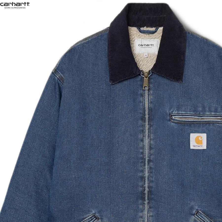 CARHARTT WIP OG DETROIT JACKET - Blue / Dark Navy (stone : CLINK