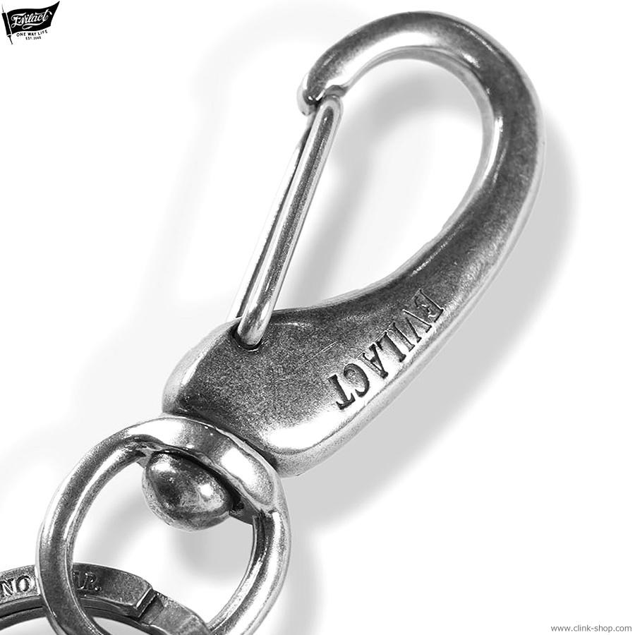【新品・未使用】EVILACT SHORT HOOK-silver イーブルアクト EVILACT SHORT HOOK [EA-39-A01] キーチェーン メンズ