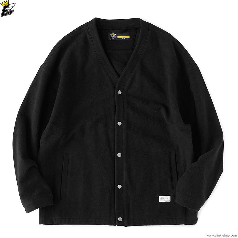 FAT/黒/ブラック ファッション F.A.T. ブラックカーディガン