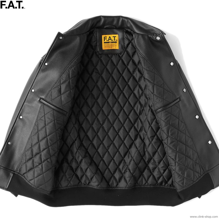 FAT COOPERS PUレザージャケットXL ブラック