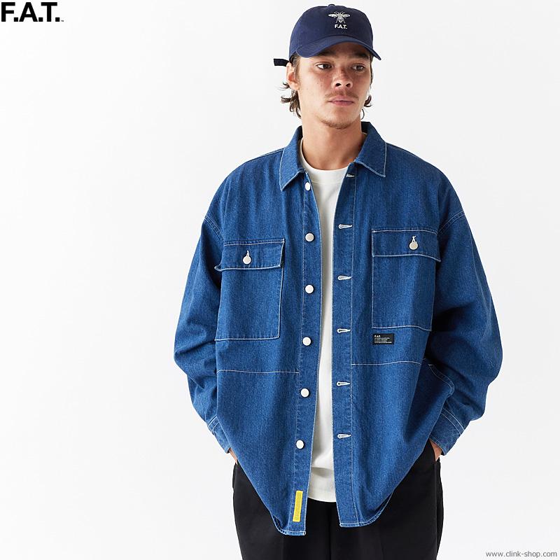 FAT エフエーティー F.A.T. GENUINE (BLUE) [F32310-SH03] メンズ 