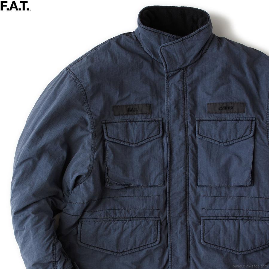F.A.T. エフエーティー F.A.T. × AVIREX A-65F (BLACK) [F32520-JK13] アウター M-65フィールドジャ | FAT